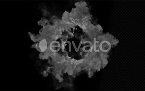 1080P視頻素材-帶有Alpha透明通道的煙霧粒子特效動畫42組